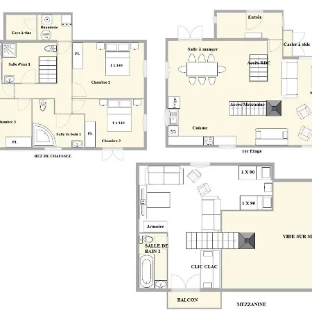 En Bois 200m² A - 4 Chambres, Mezzanine, 10-12 Pers, Proche Pistes Et Centre - Fr-1-595-78 * Crest-Voland